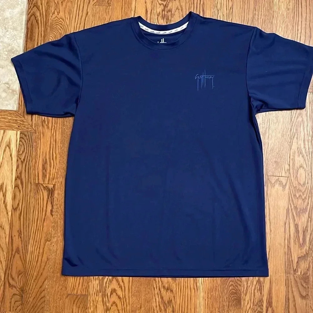 Guy Harvey Bluewater swordfish sweatwicking t-shirt size medium